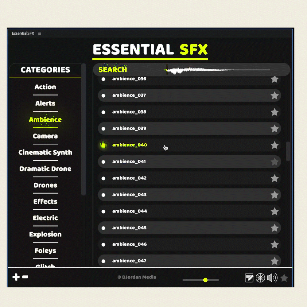 EssentialSFX - DjordanMedia