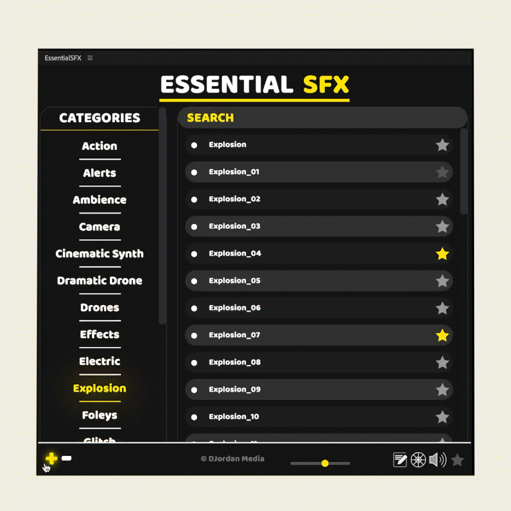 EssentialSFX - DjordanMedia