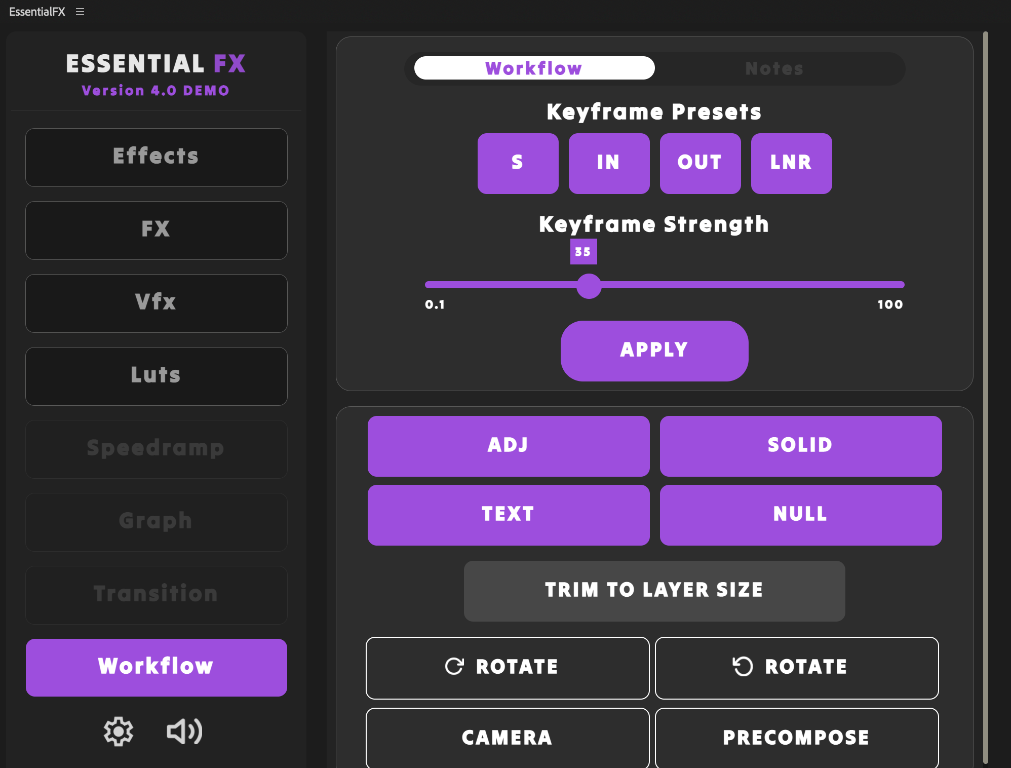 EssentialFX Demo - DjordanMedia