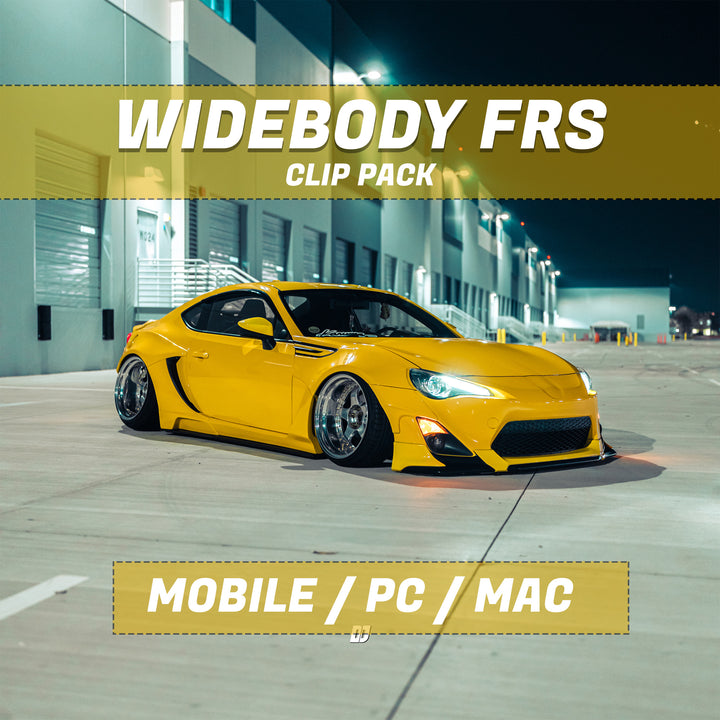 Widebody FRS Clip Pack (Color Graded)