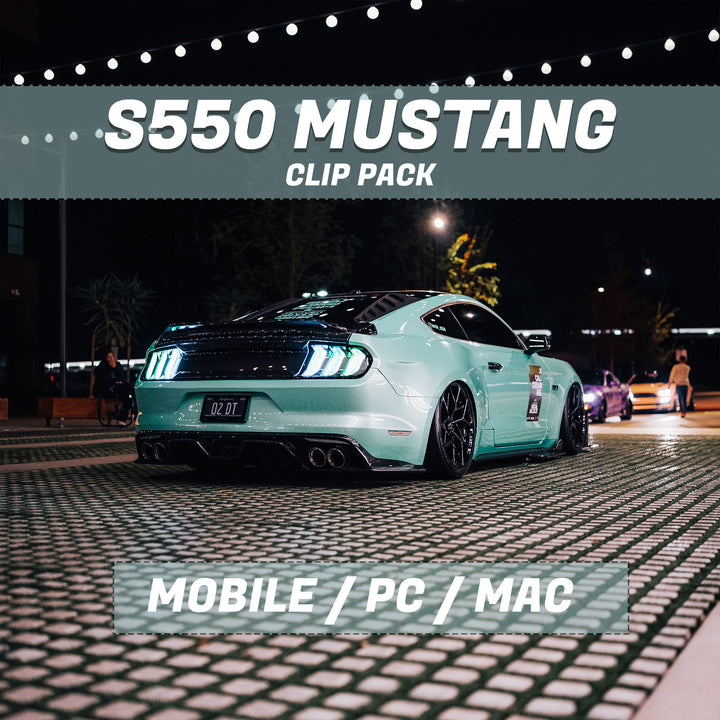 Bagged S550 Mustang Clip Pack